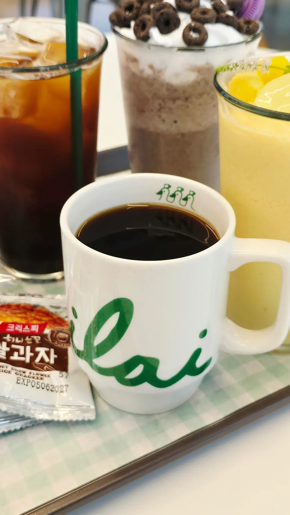 A cup of hot Americano