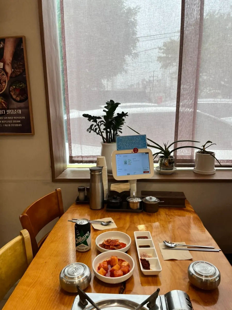 Side dishes set on the table