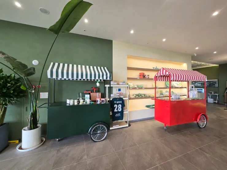 Green counter area