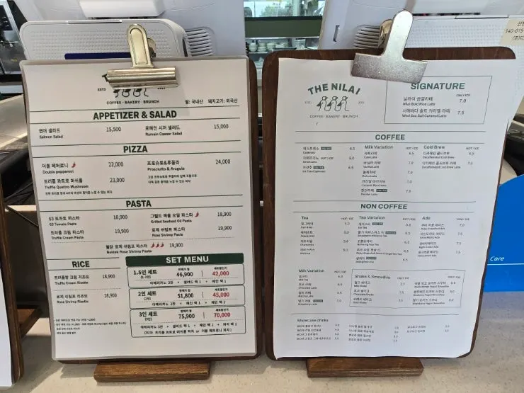 The Nillai kiosk ordering area