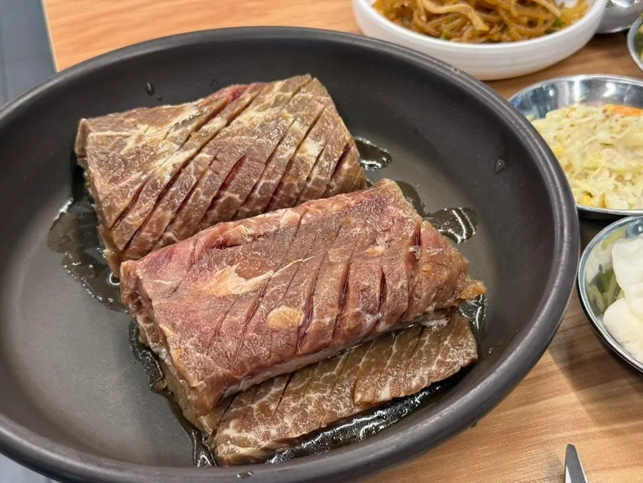 주문한 소갈비 2인분