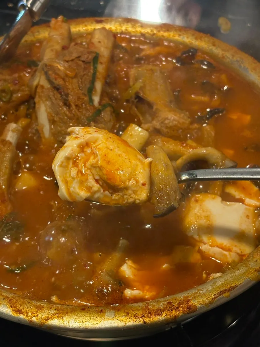 매운양푼등갈비찜 사리 구성