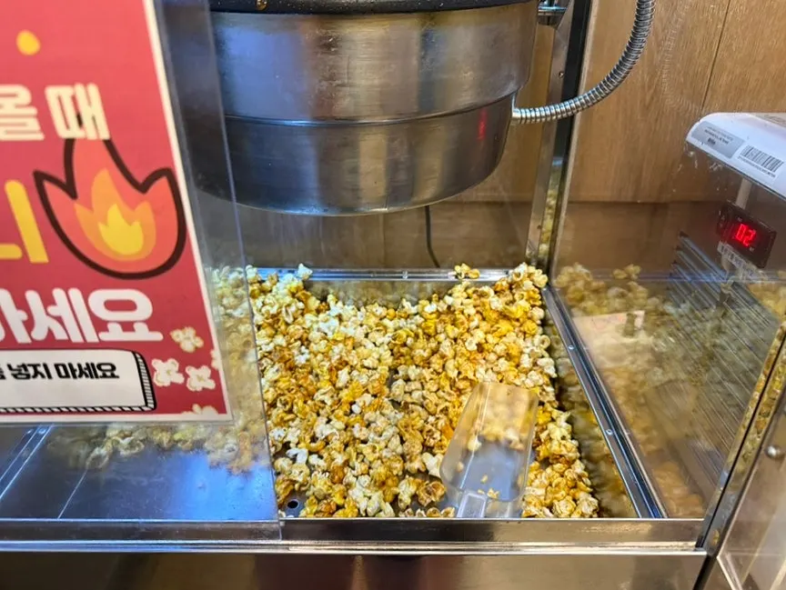 Popcorn enjoyed as dessert