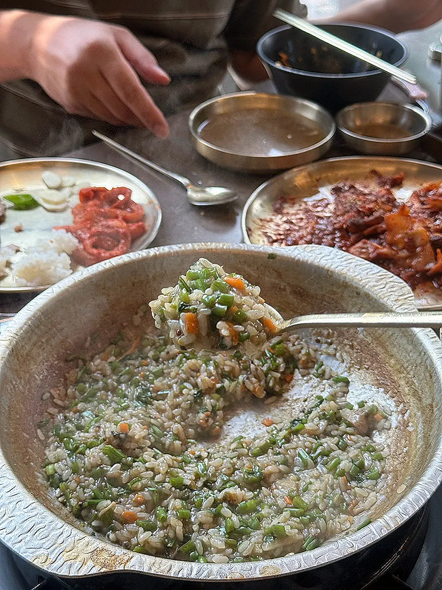 비워낸 호밀원 한상차림