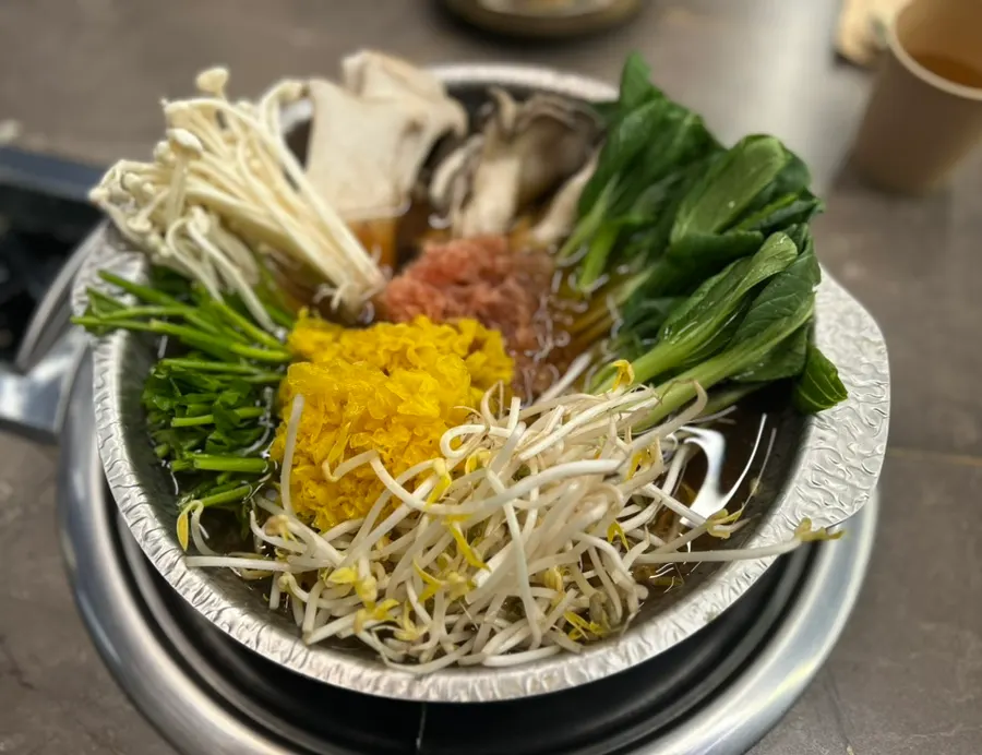 Radish rice and stir-fried webfoot octopus pairing