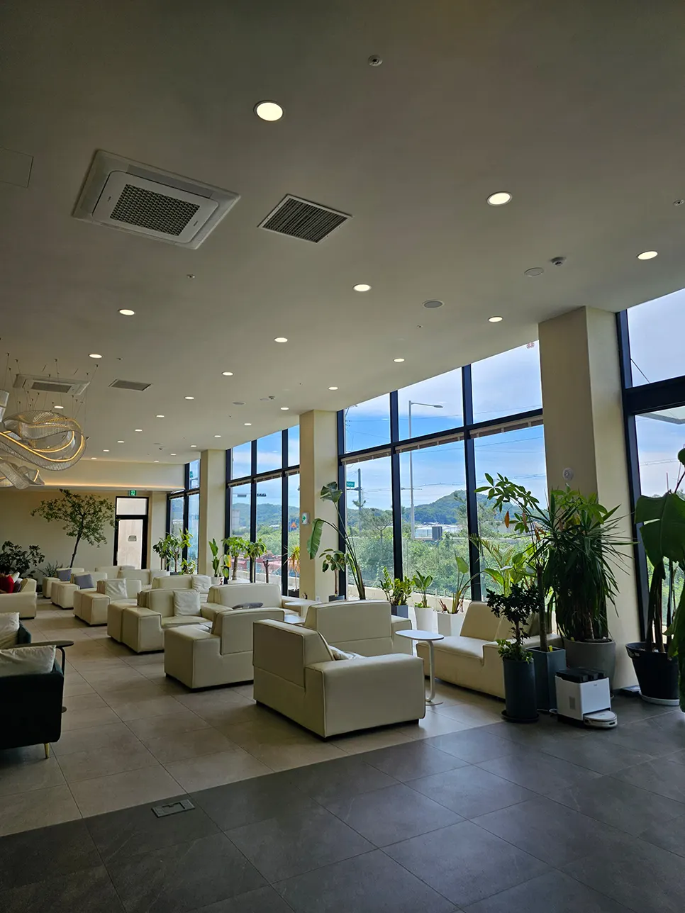 The Nillai's spacious window-side seating area