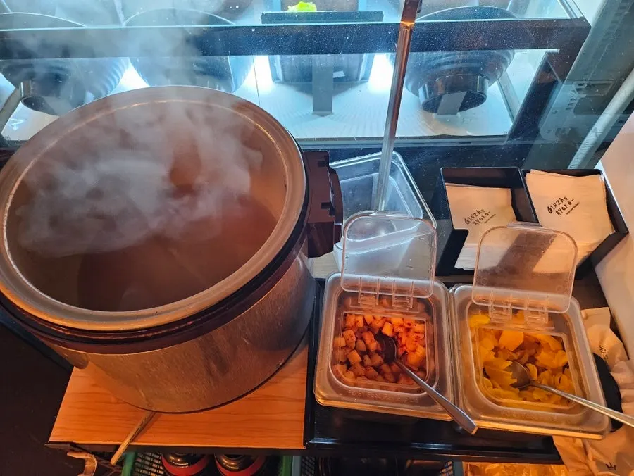 1.5인분 무료 증량과 환경부담금 안내
