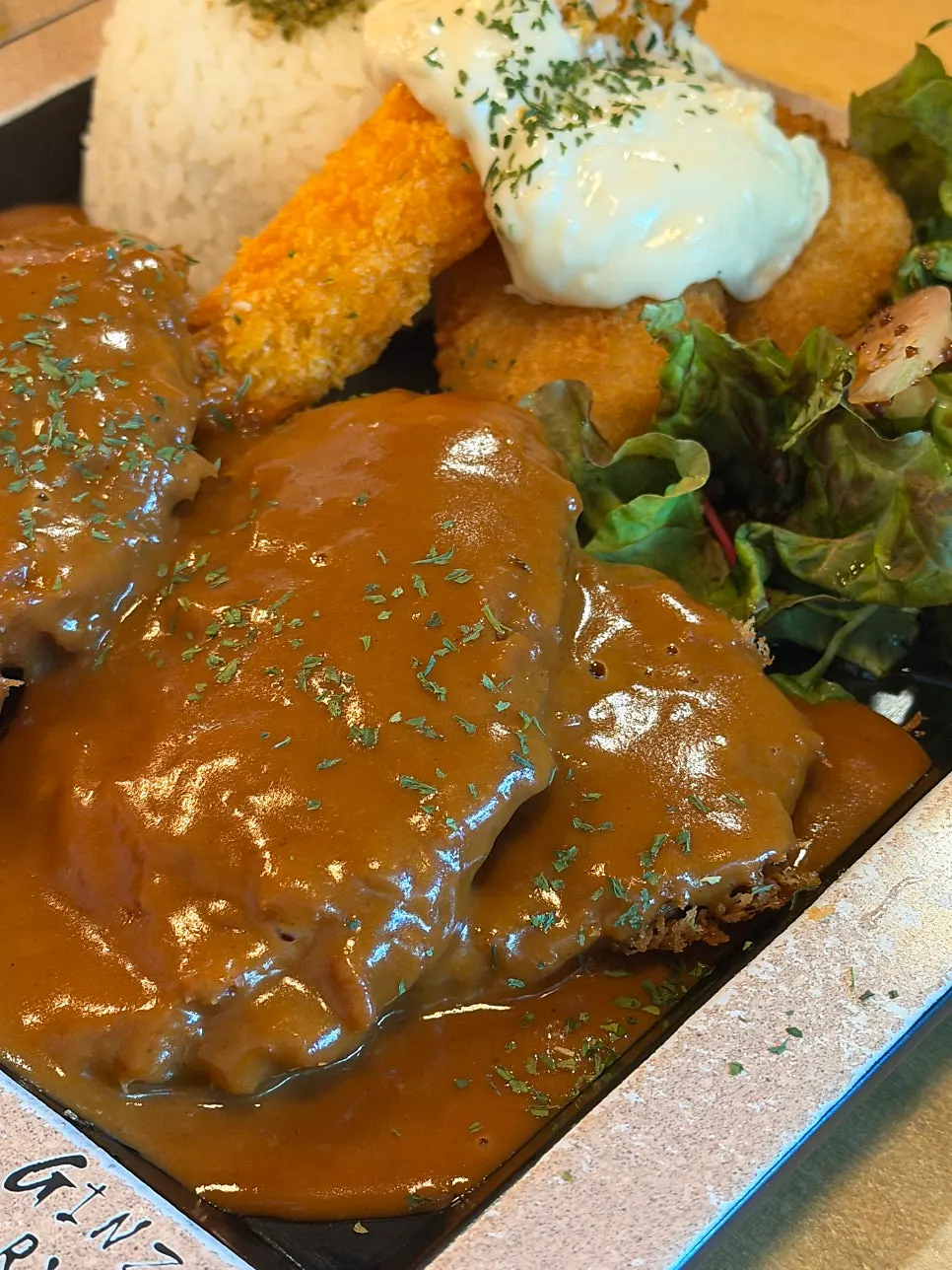 Large jumbo shrimp tempura served with the set