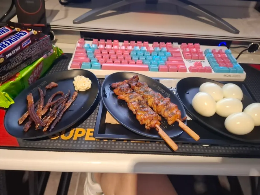 빠른 타이핑 작업을 위한 PC방 좌석