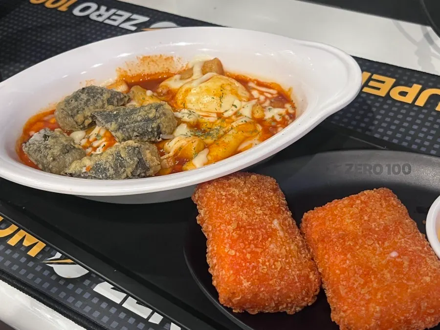 PC방 음식 메뉴 선택 화면