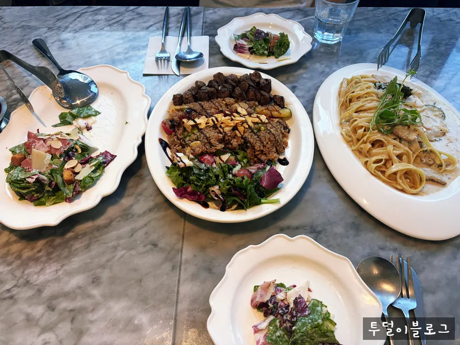 Table at the end of the meal at 37.5 Signature Mia Branch