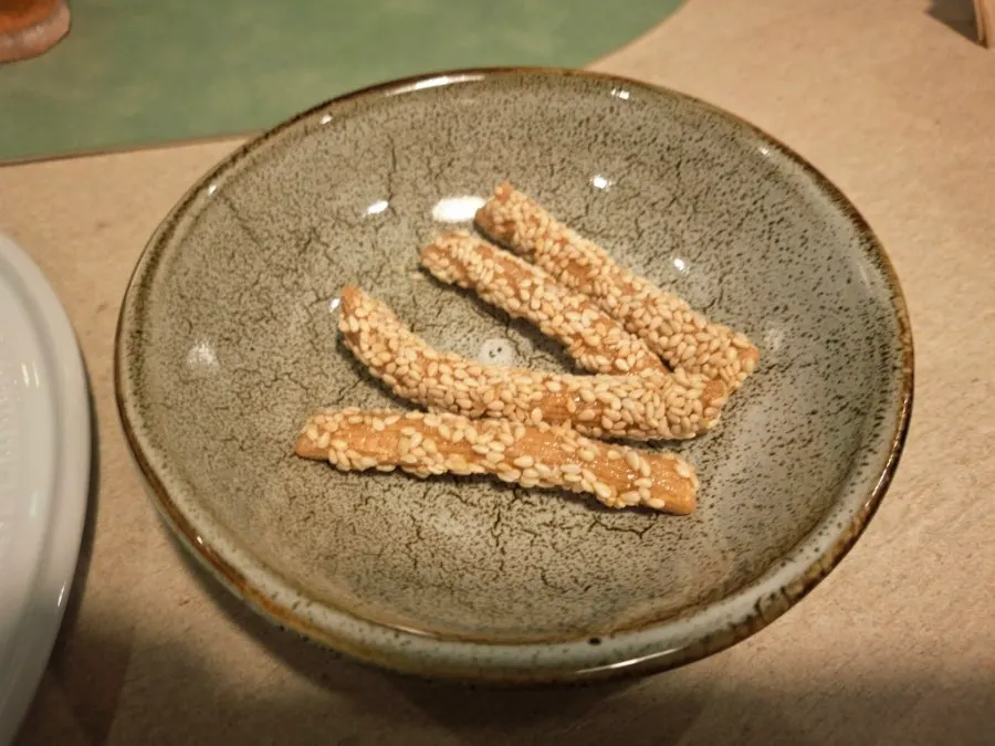 Rice castella and dongdongju panna cotta desserts