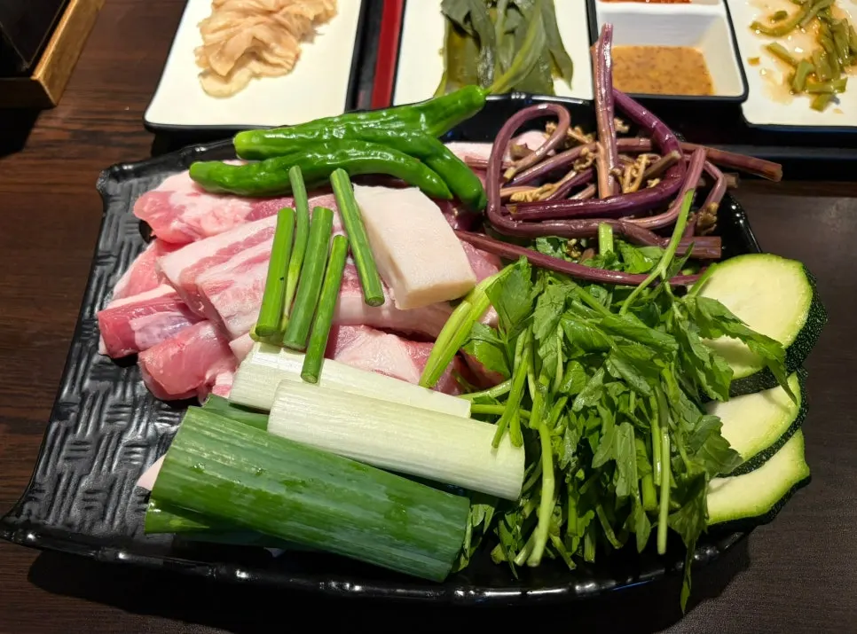 기운세트에 함께 나온 야채모둠
