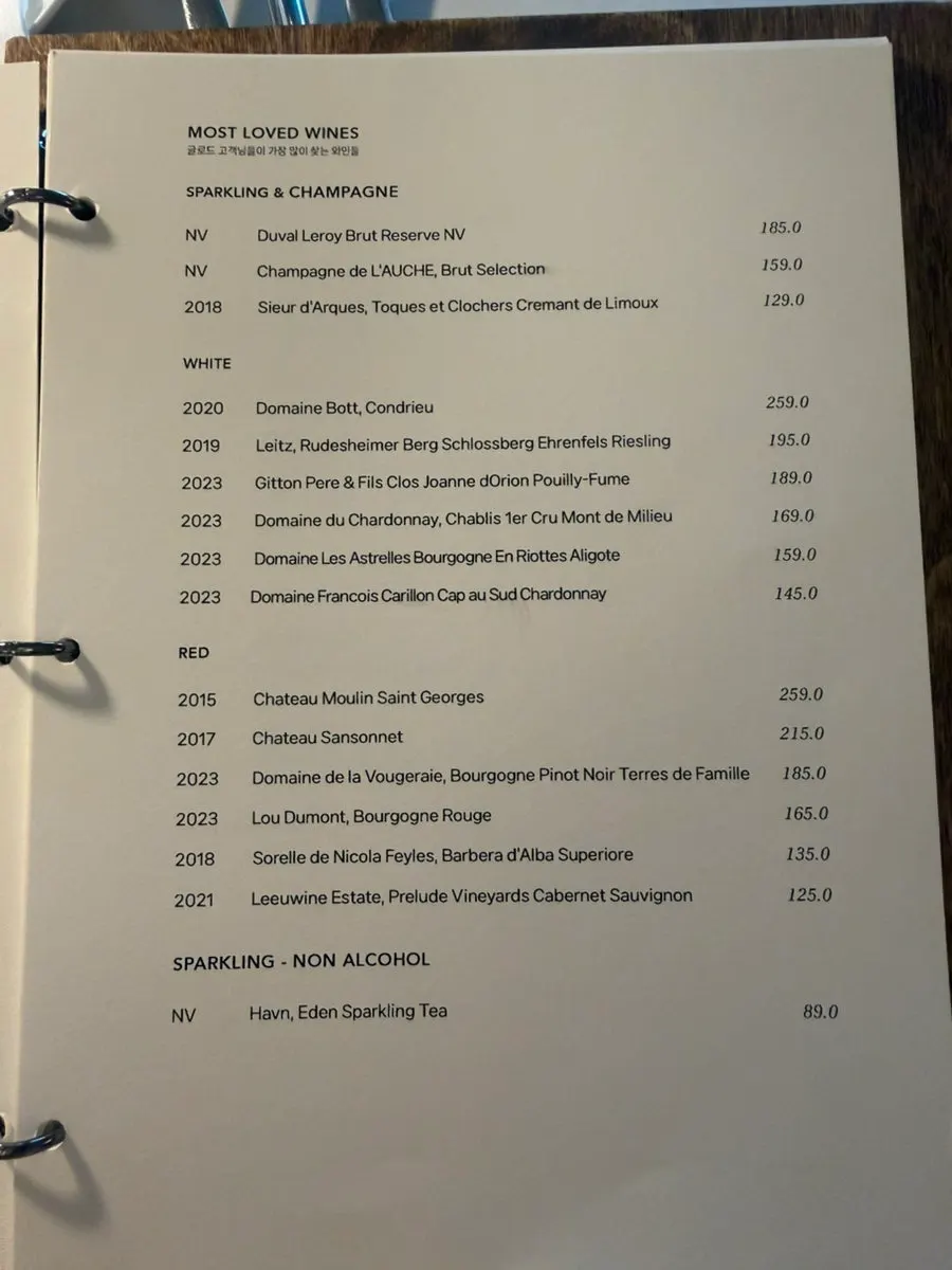 Cover of Geullodeu's menu