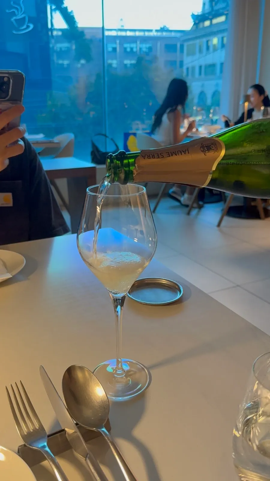 Three bottles of wine recommended by the staff