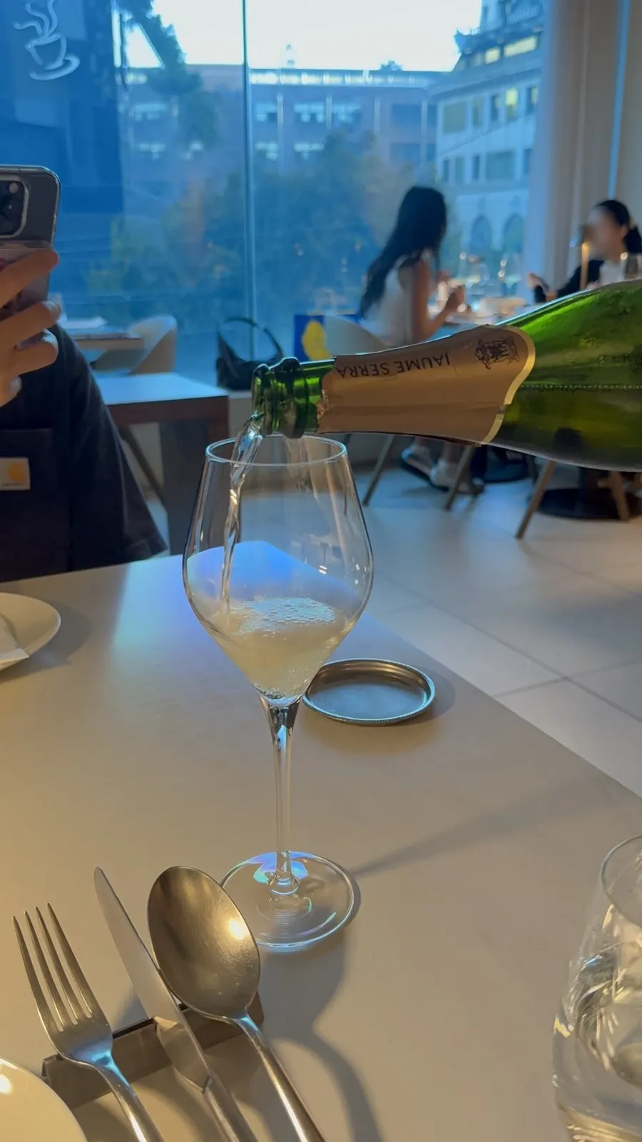 Three bottles of wine recommended by the staff
