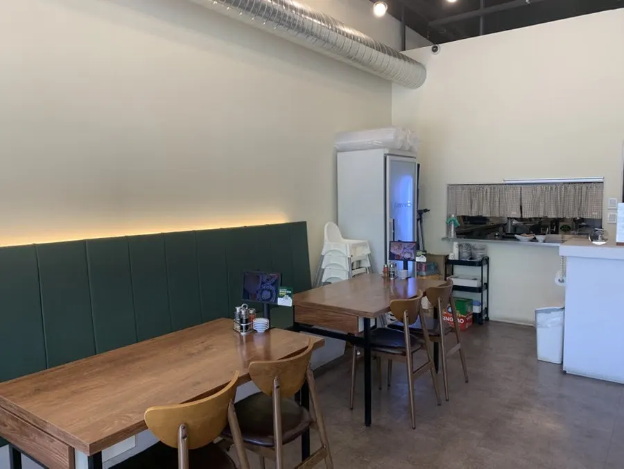Café-like interior of Glory Works