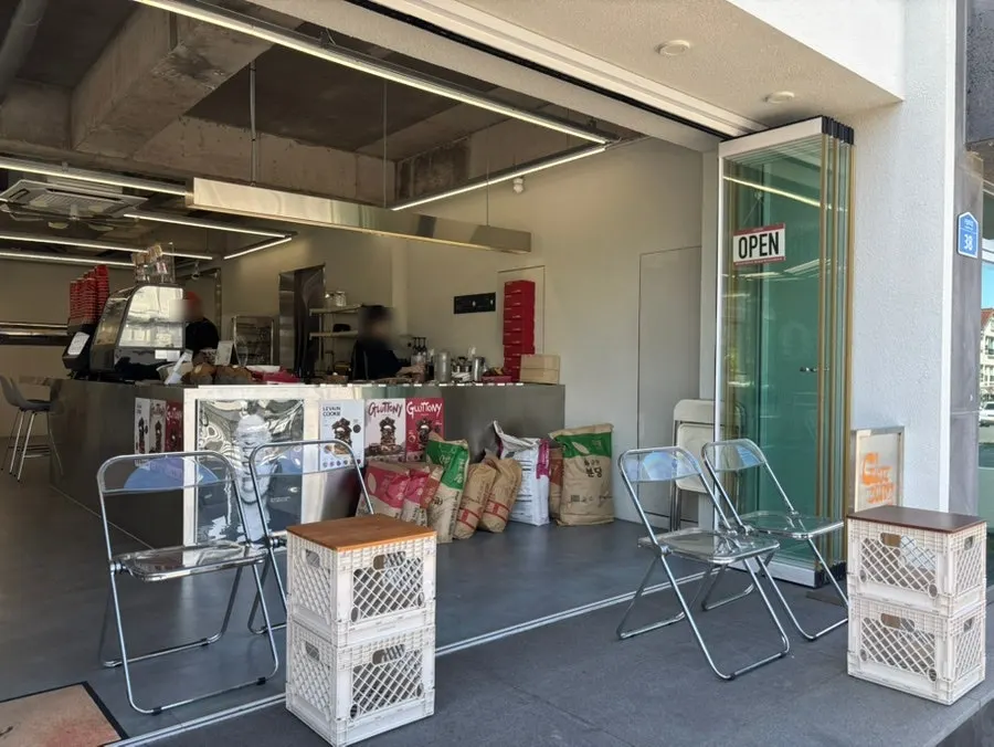 Interior of Gluttony Coffee