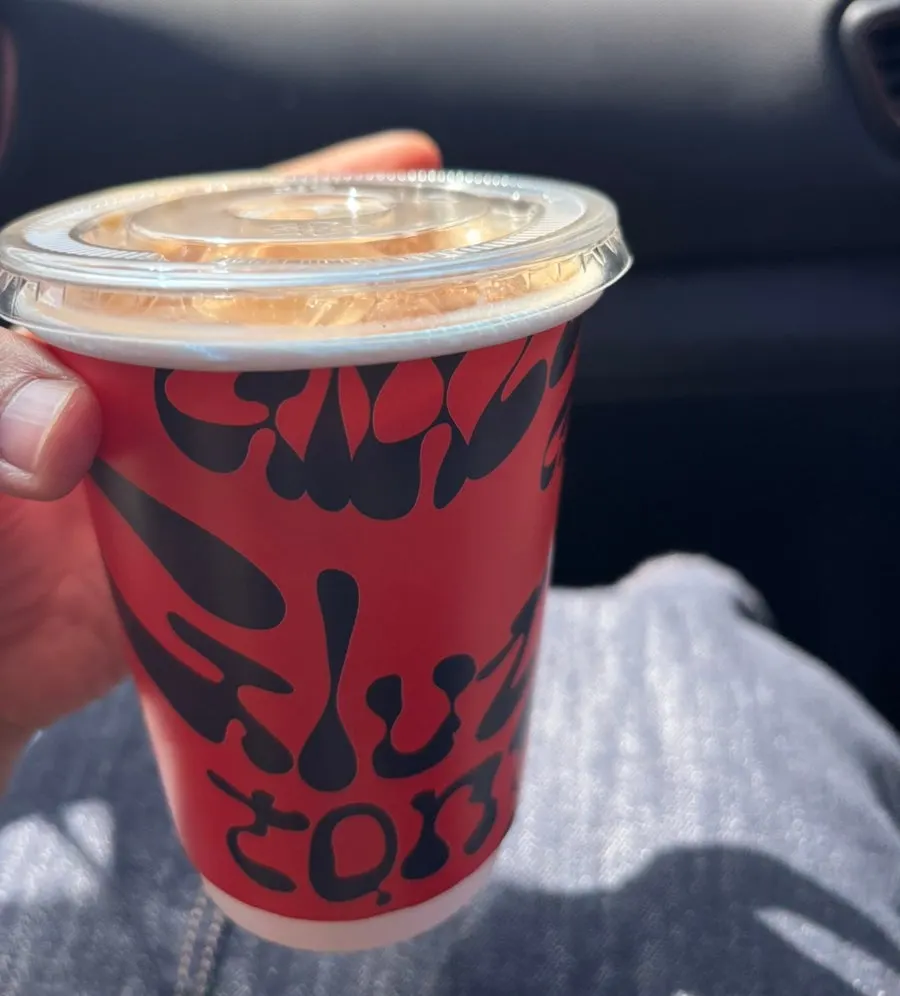 Milk tea from Gluttony Coffee