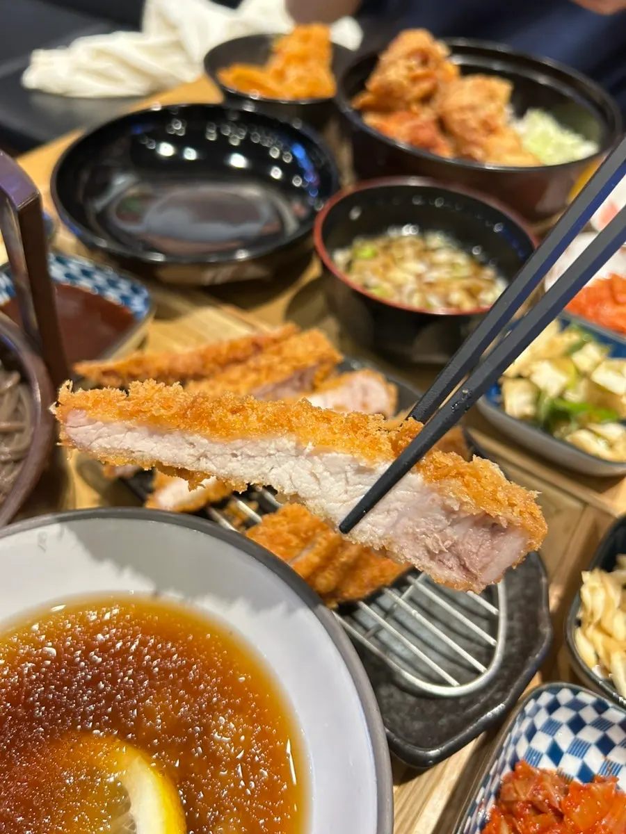 A piece of katsu fried crisp