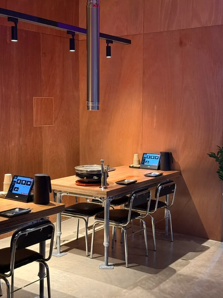 View of table seating at Godansu Gimhae Yulha