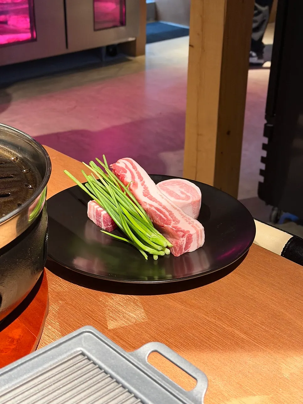 Side dishes pre-set for a reserved visit