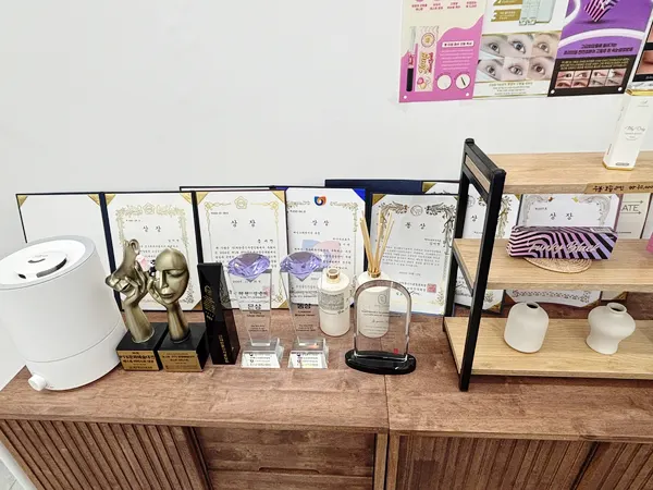 Lash treatment space at Banana Brow
