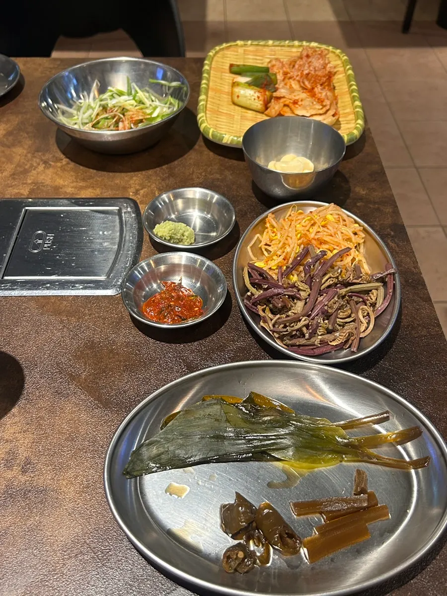 국내산으로 적힌 고기가온당 원산지 표시판