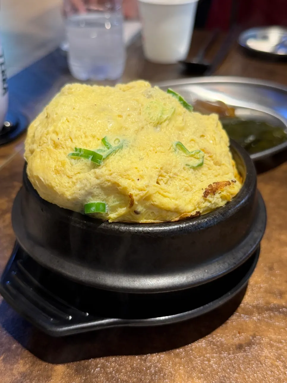 파 올린 계란찜 사이드 메뉴