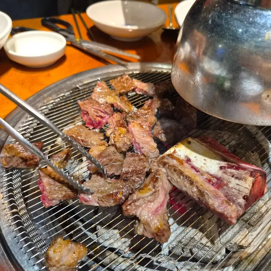 Raw fresh rib with score marks on a plate