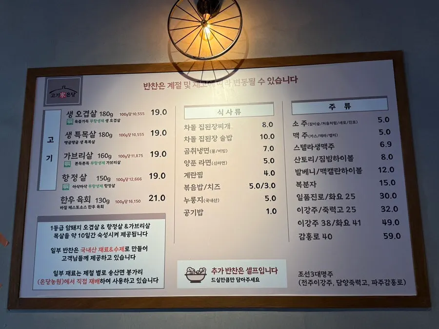 1등급 암퇘지 생고기 한 접시