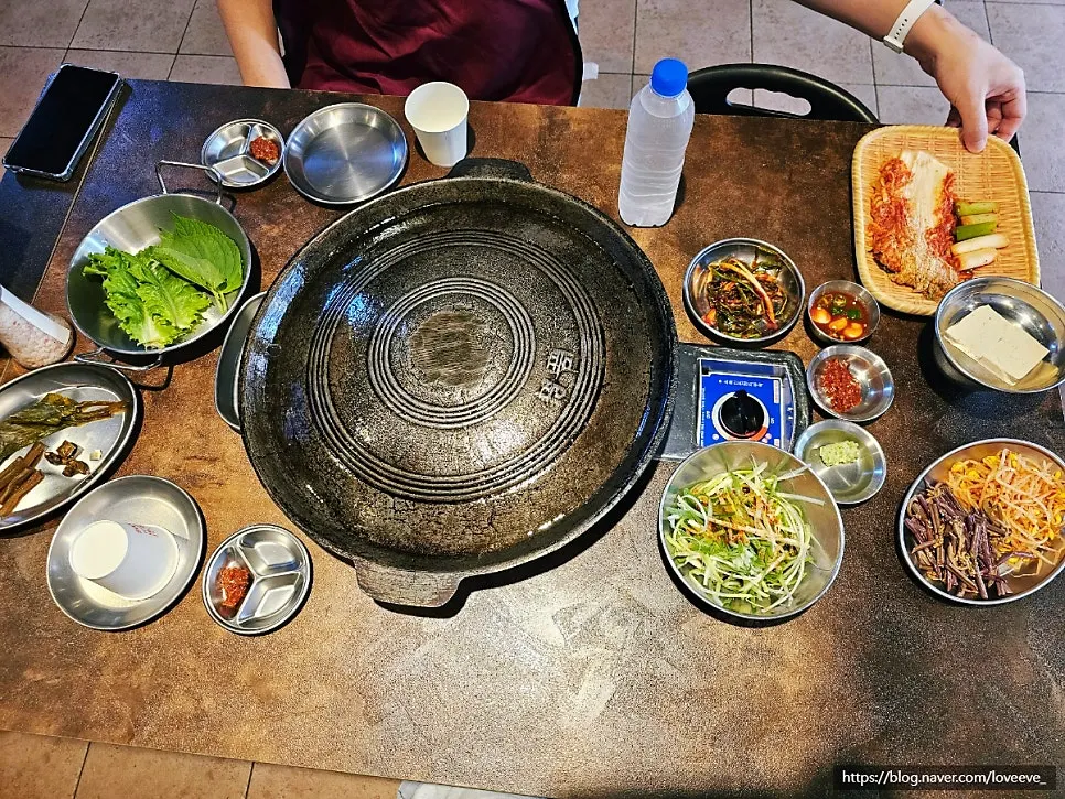 Sauces and homemade side dishes on the table