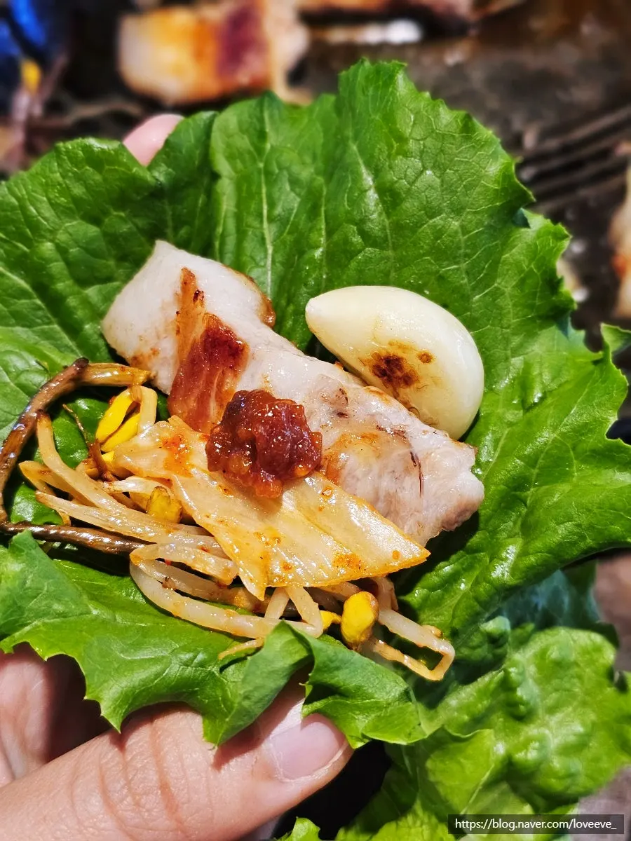 Meat placed on a lettuce leaf for a wrap