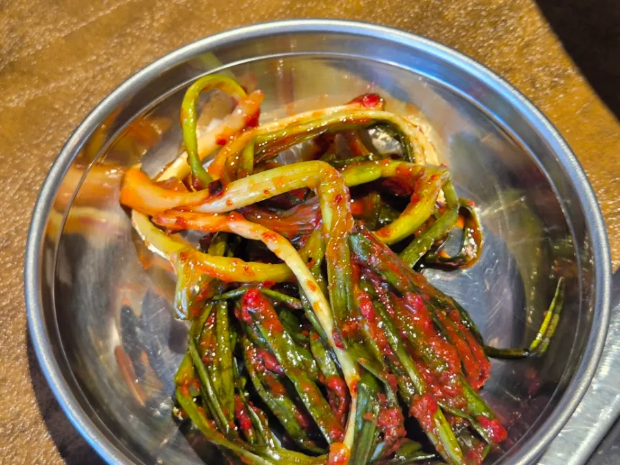 Tangy mukbap served as a basic side dish