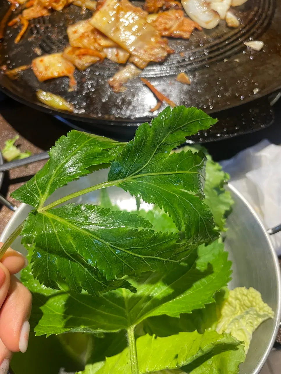 반찬을 추가할 수 있는 셀프바