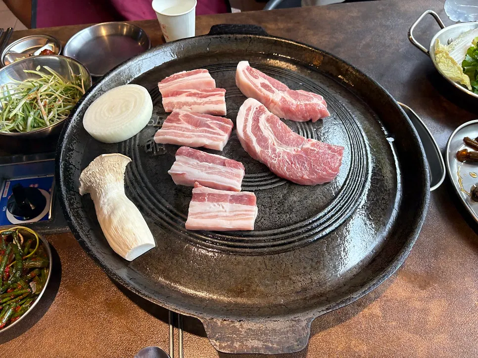 콩나물 고사리 두부 느타리버섯 반찬