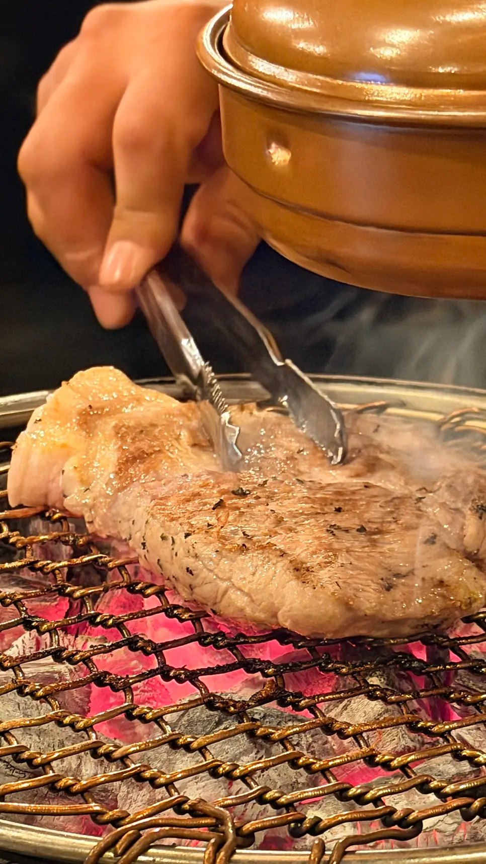명품 선별 목살 200g 생고기 접시