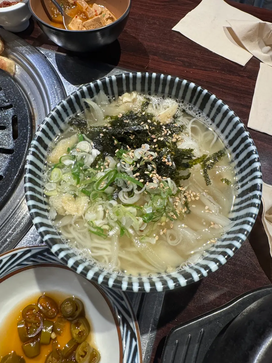 Gogi Salon's doenjang jjigae and rice