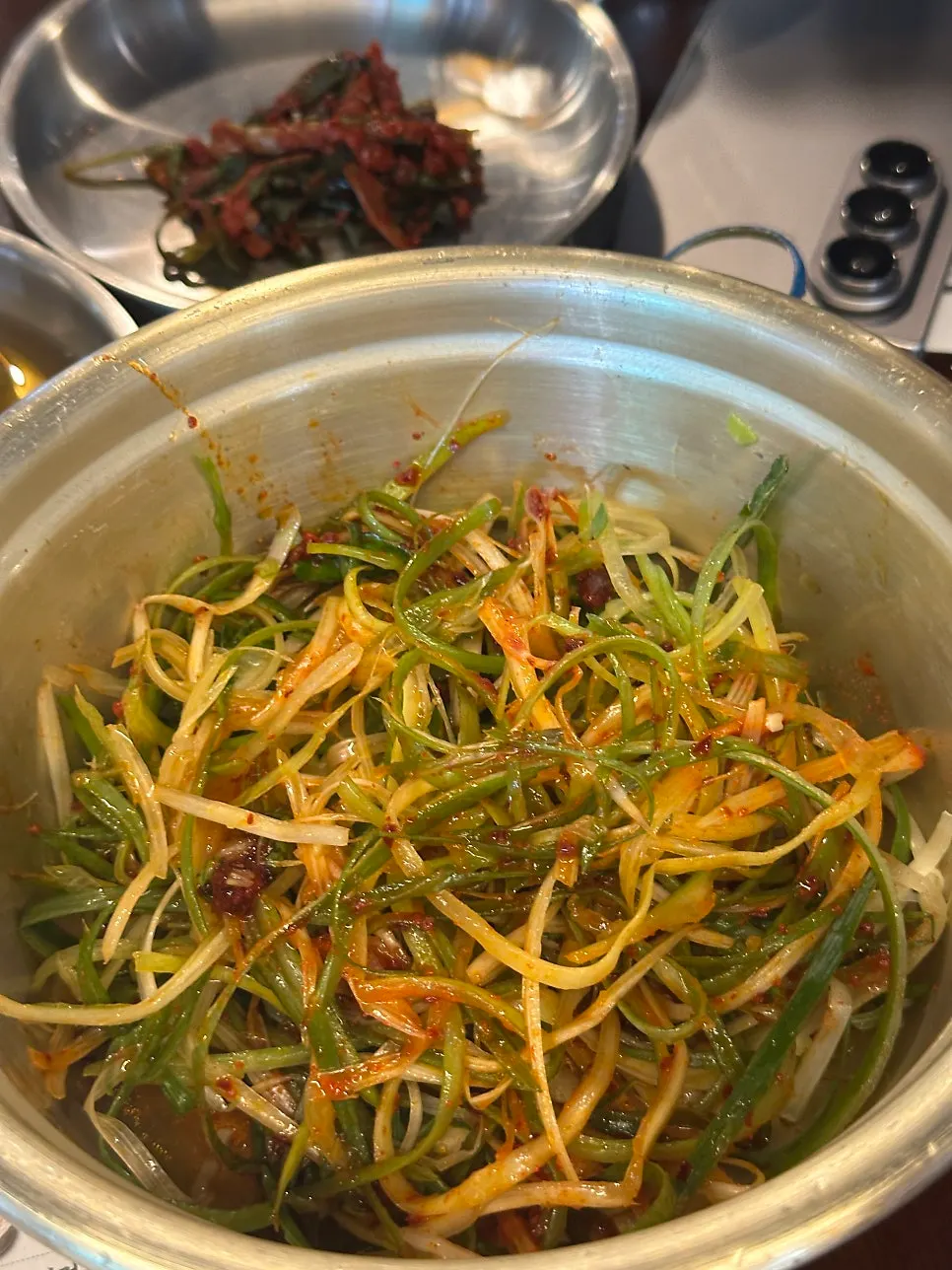 Salted pollack roe served on the side