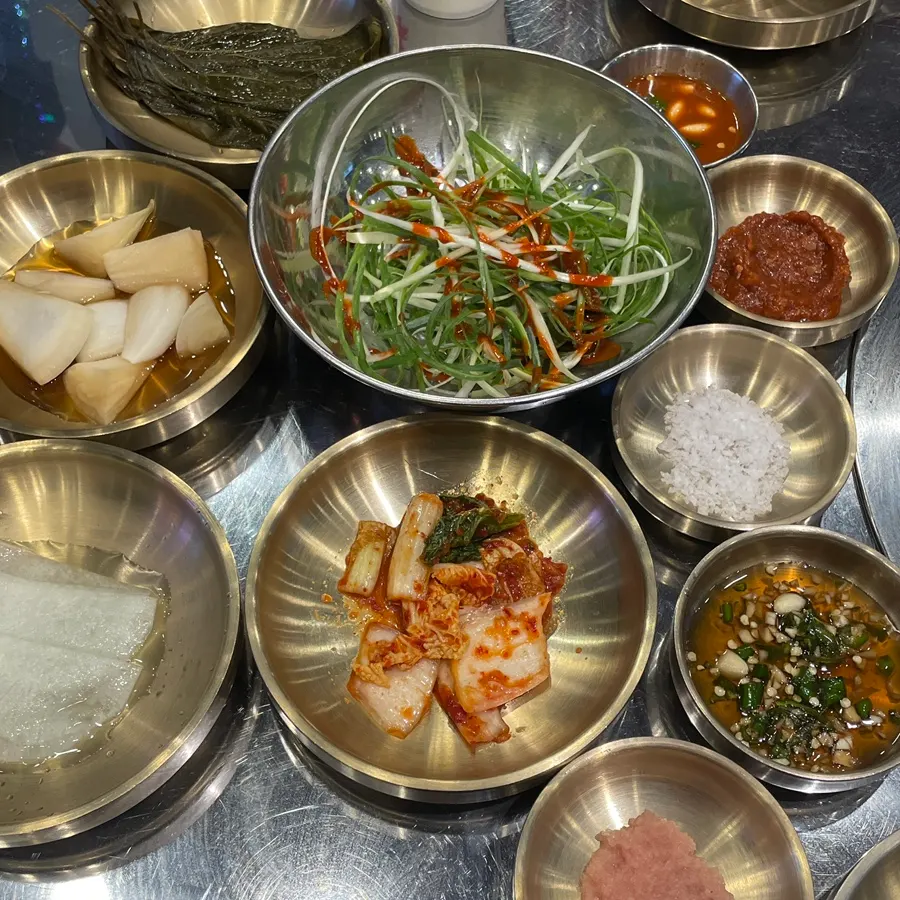 고깃리88번지 메뉴판과 태블릿 오더
