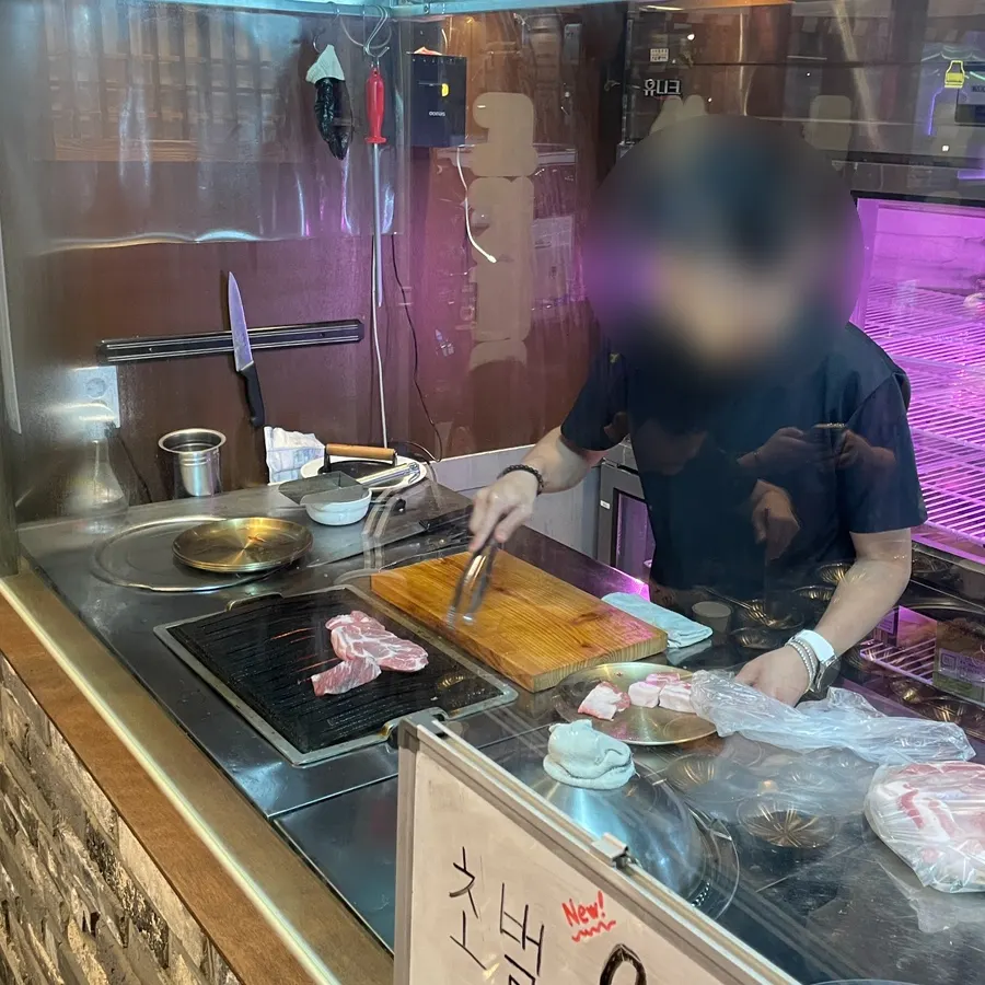 고깃리모둠A 삼겹살 목살 가브리살 구성 한 상