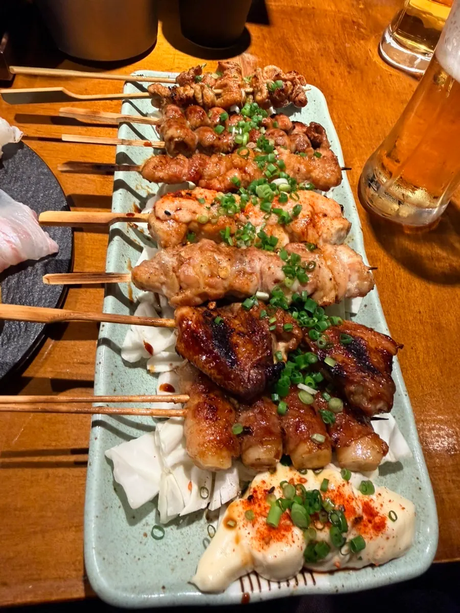 한 번에 나온 야키토리 모둠