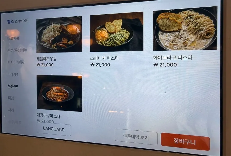 Trang menu món khai vị của Izakaya Goko