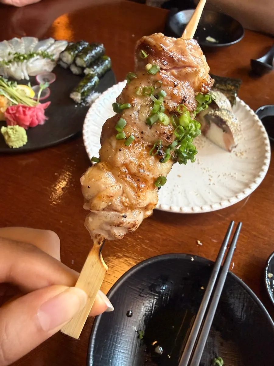 Yakitori chấm sốt mentaiko mayo