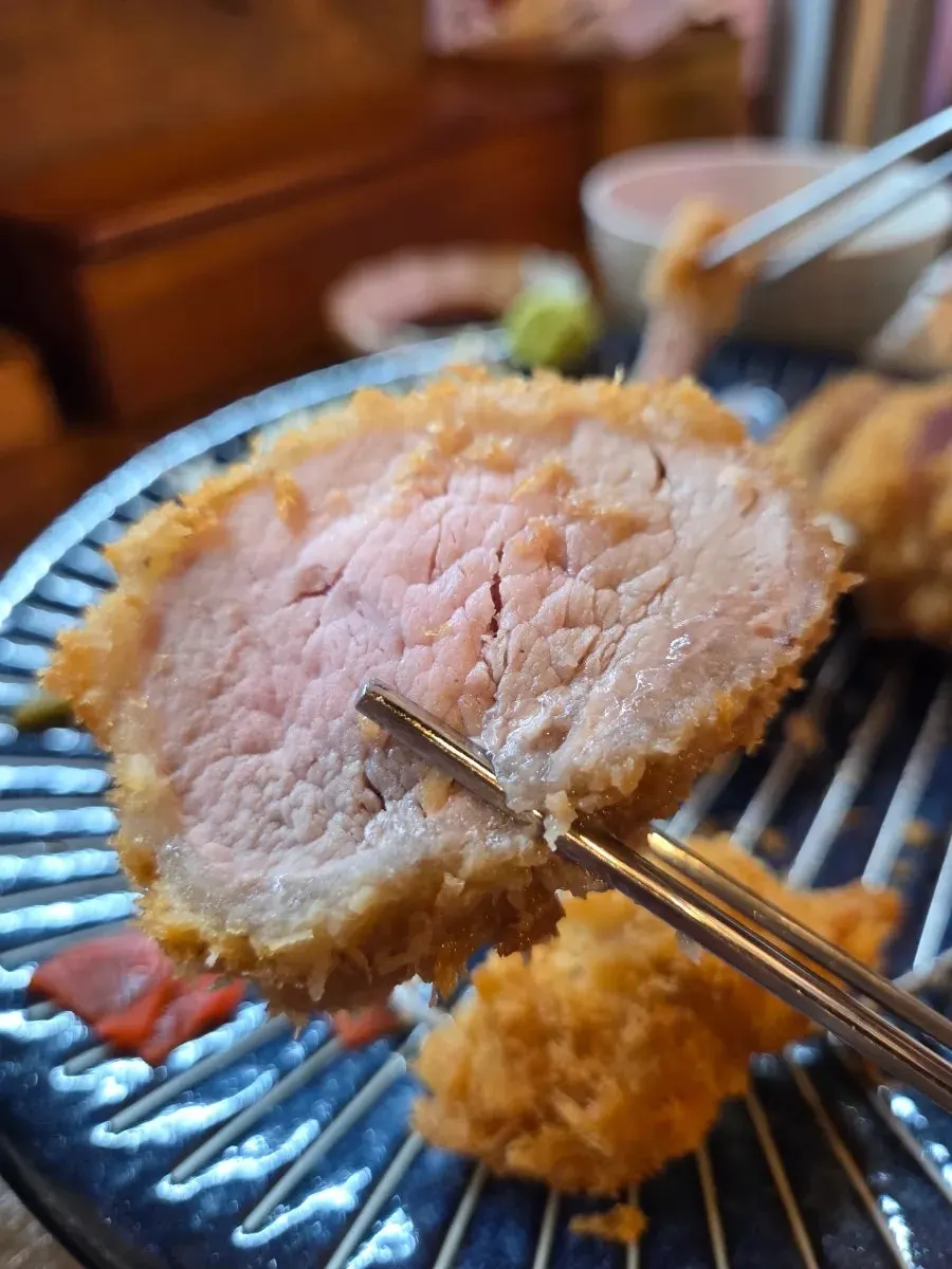 고호비카츠 히레카츠 정식 상차림
