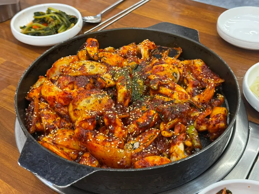 갑오징어불고기 중 사이즈 한 판