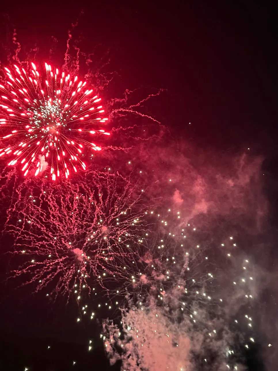 Fireworks on the last night of the Suseongmot Festival