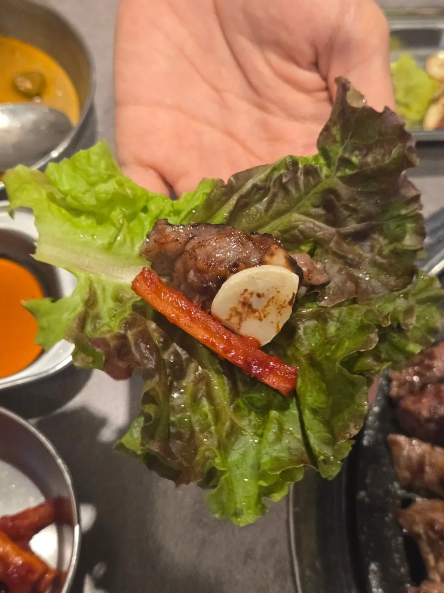 골목집갈비살 연신내본점 마무리 사진
