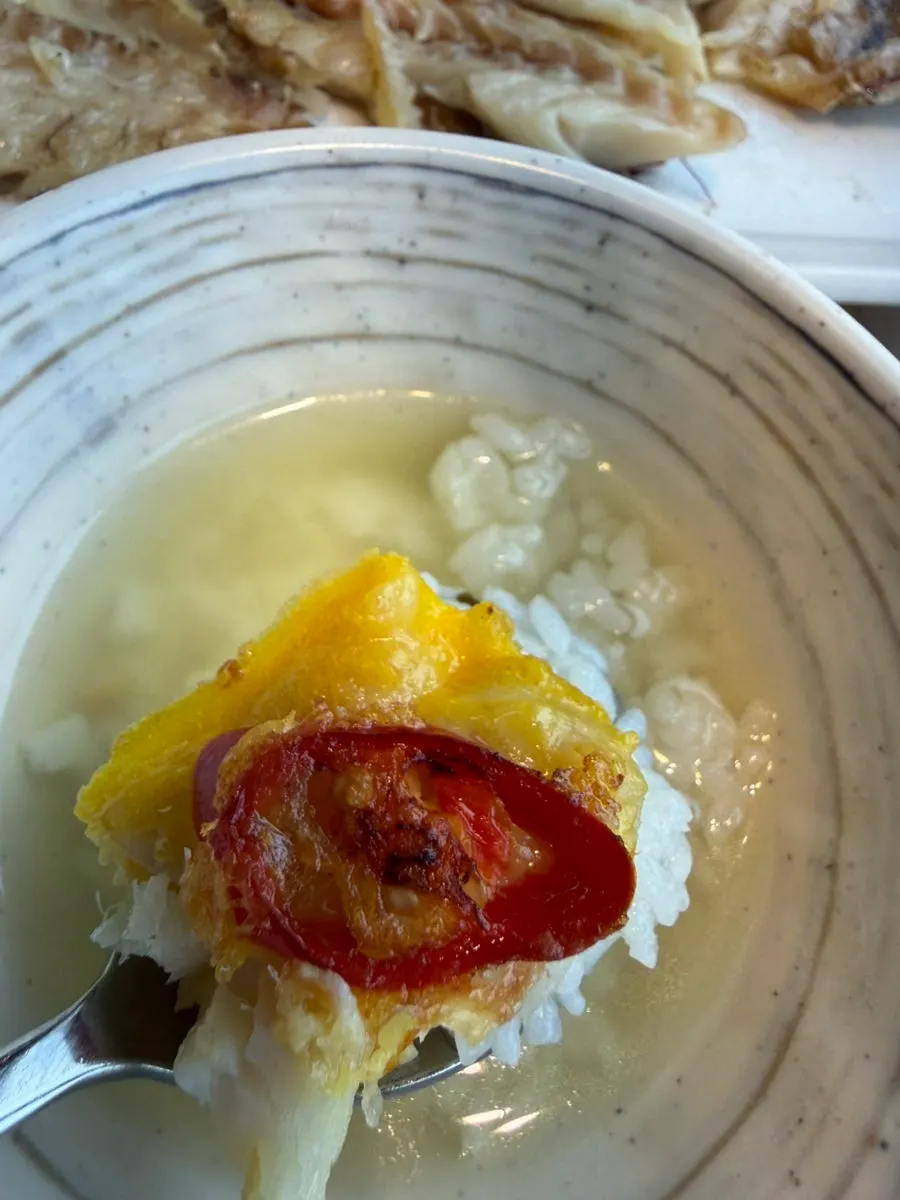 Egg-coated pollack pancake side dish