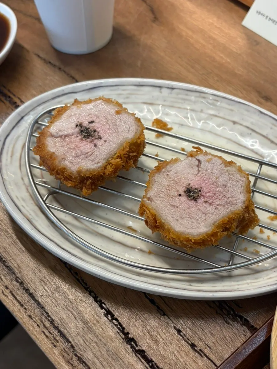 미니 로스카츠 단면